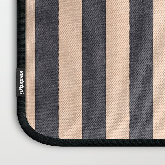 STRIPES 001 P - Basaltic Laptop Sleeve Gallery Image 3