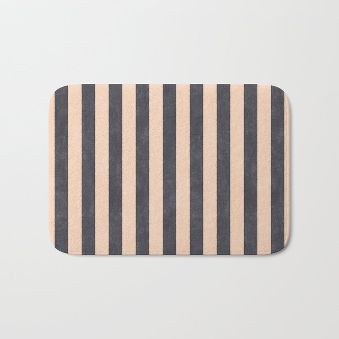 STRIPES 001 P - Basaltic Bath Mat Gallery Image 1