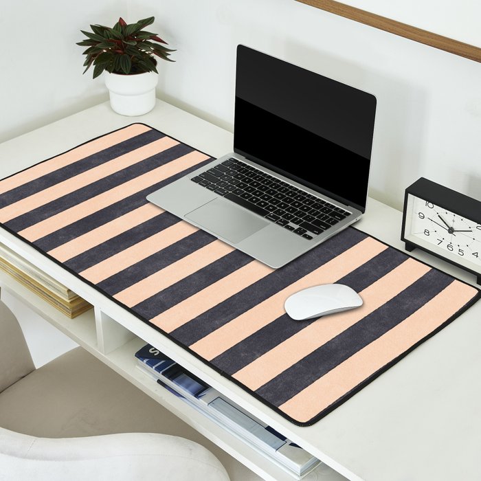 STRIPES 001 P - Basaltic Desk Mat Gallery Image 2