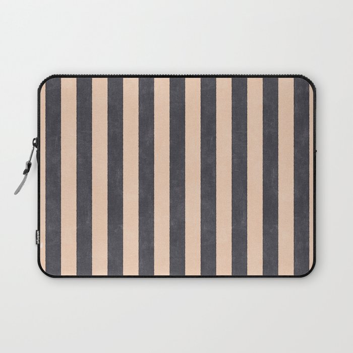 STRIPES 001 P - Basaltic Laptop Sleeve Gallery Image 1