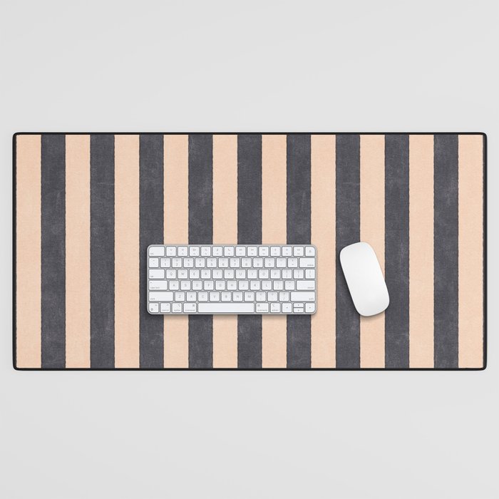 STRIPES 001 P - Basaltic Desk Mat Gallery Image 1