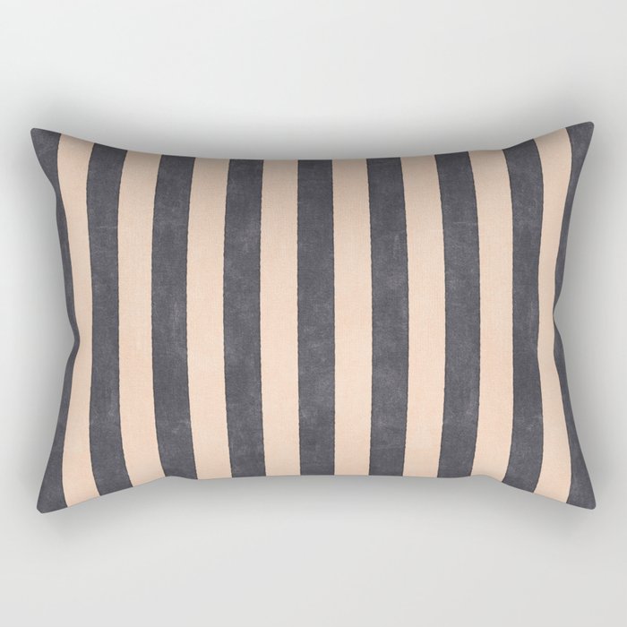 STRIPES 001 P - Basaltic Rectangular Pillow Gallery Image 2