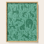 Winter Forest Wonderland Serving Tray Gallery Image 1