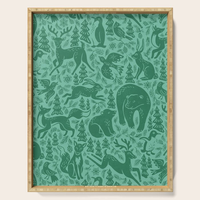 Winter Forest Wonderland Serving Tray Gallery Image 1