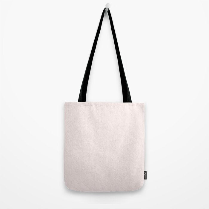 Elegant vintage blush pink french floral lace Tote Bag Gallery Image 2