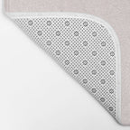 Elegant vintage blush pink french floral lace Bath Mat Gallery Image 2