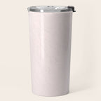 Elegant vintage blush pink french floral lace Travel Mug Gallery Image 2