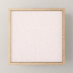 Elegant vintage blush pink french floral lace Mini Art Print Gallery Image 1
