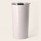 Elegant vintage blush pink french floral lace Travel Mug Gallery Image 1
