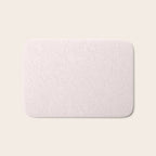 Elegant vintage blush pink french floral lace Bath Mat Gallery Image 1