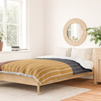Color Block Line Abstract XIII Duvet Cover Gallery Image 2