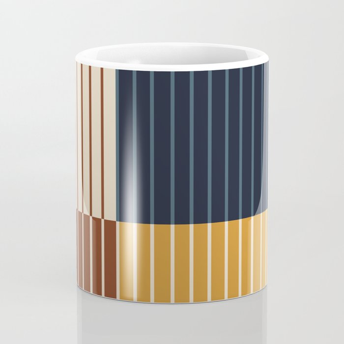 Color Block Line Abstract XIII Coffee Mug Gallery Image 4