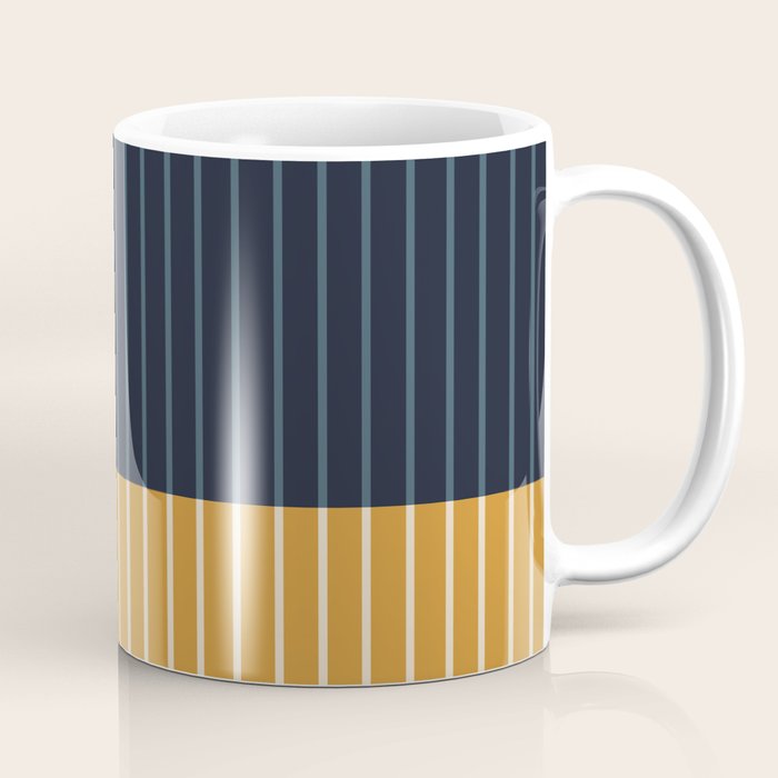 Color Block Line Abstract XIII Coffee Mug Gallery Image 1