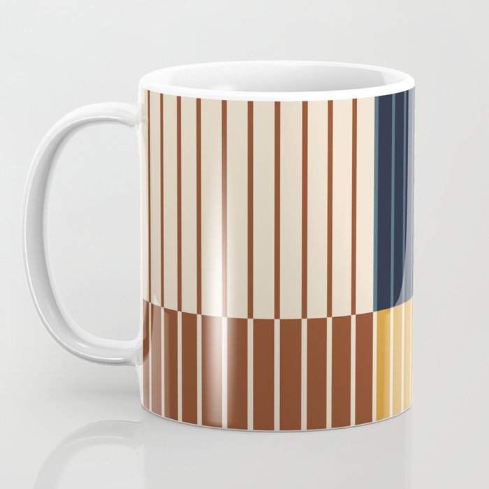 Color Block Line Abstract XIII Coffee Mug Gallery Image 3