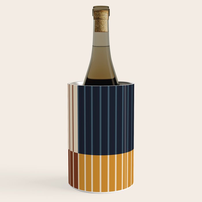 Color Block Line Abstract XIII Wine Chiller Gallery Image 1
