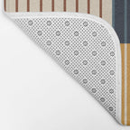 Color Block Line Abstract XIII Bath Mat Gallery Image 2