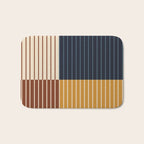 Color Block Line Abstract XIII Bath Mat Gallery Image 1