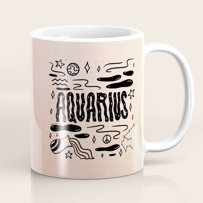 Celestial Aquarius Coffee Mug Gallery Image 1
