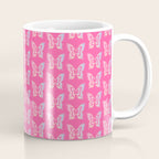 y2k pop super butterfly pink Coffee Mug Gallery Image 1