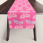 y2k pop super butterfly pink Table Runner Gallery Image 1