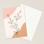 Eucalyptus Line Art Stationery Card Gallery Image 2