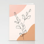 Eucalyptus Line Art Stationery Card Gallery Image 2
