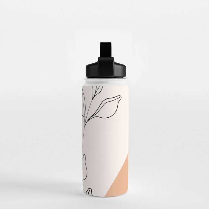 Eucalyptus Line Art Water Bottle Gallery Image 2