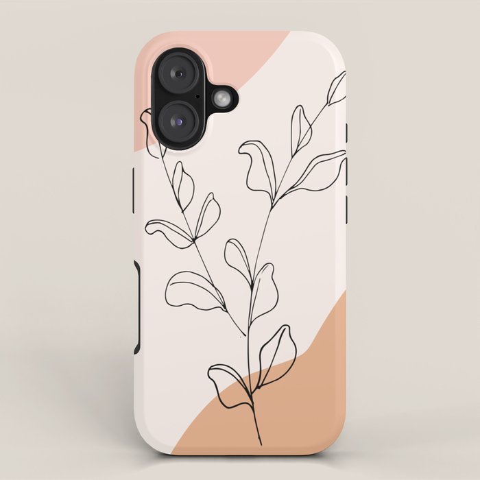 Eucalyptus Line Art iPhone Case Gallery Image 1
