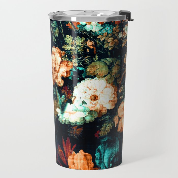 Vintage Floral Travel Mug Gallery Image 2