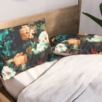 Vintage Floral Pillow Sham Gallery Image 2