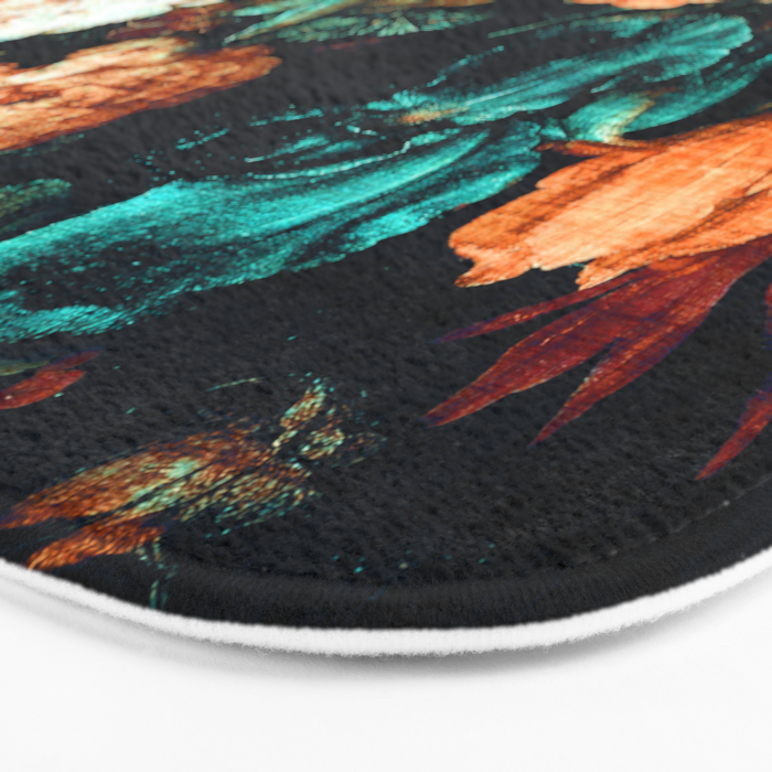 Vintage Floral Bath Mat Gallery Image 3