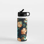 Vintage Floral Water Bottle Gallery Image 1