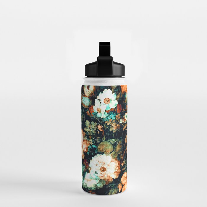Vintage Floral Water Bottle Gallery Image 2