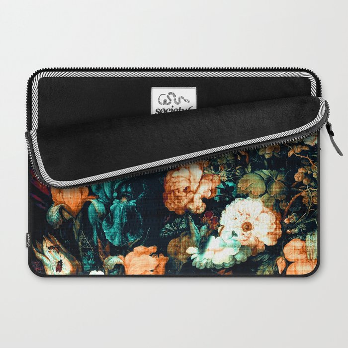 Vintage Floral Laptop Sleeve Gallery Image 2