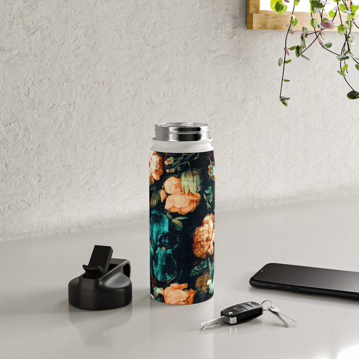 Vintage Floral Water Bottle Gallery Image 4