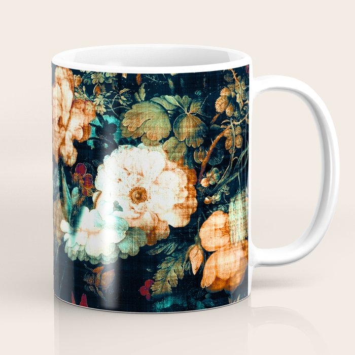 Vintage Floral Coffee Mug Gallery Image 1