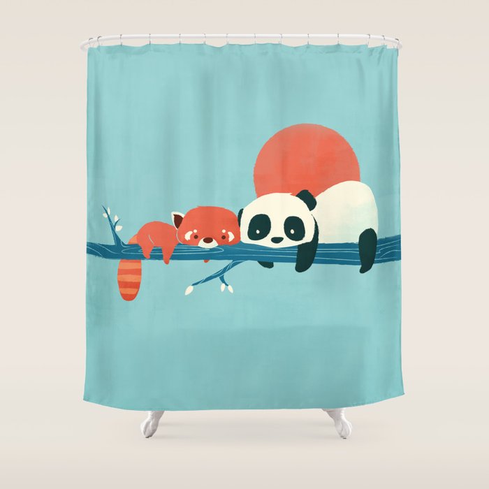 Pandas Shower Curtain Gallery Image 1
