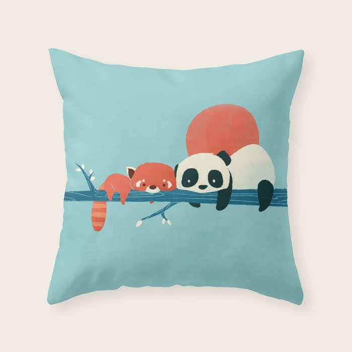 Pandas Throw Pillow Gallery Image 6