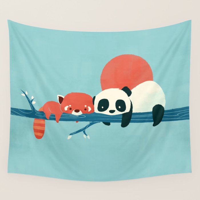 Pandas Wall Tapestry Gallery Image 4