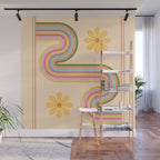 Floral Geometry 7 Wall Mural Gallery Image 1