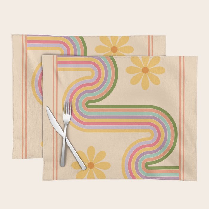 Floral Geometry 7 Placemat Gallery Image 1