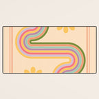 Floral Geometry 7 Desk Mat Gallery Image 3