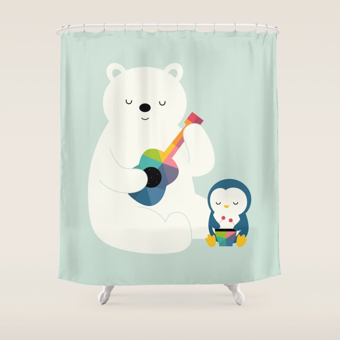 A Little Band Shower Curtain Gallery Image 1