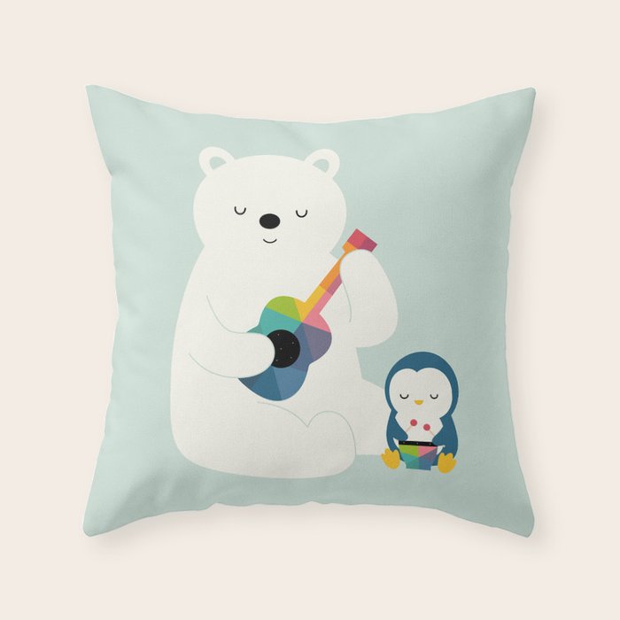 A Little Band Throw Pillow Gallery Image 1