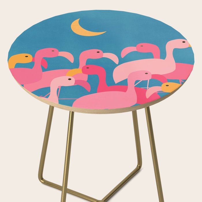 Midnight Flamingos Side Table Gallery Image 2