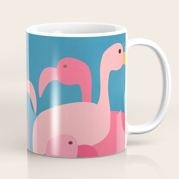 Midnight Flamingos Coffee Mug Gallery Image 1