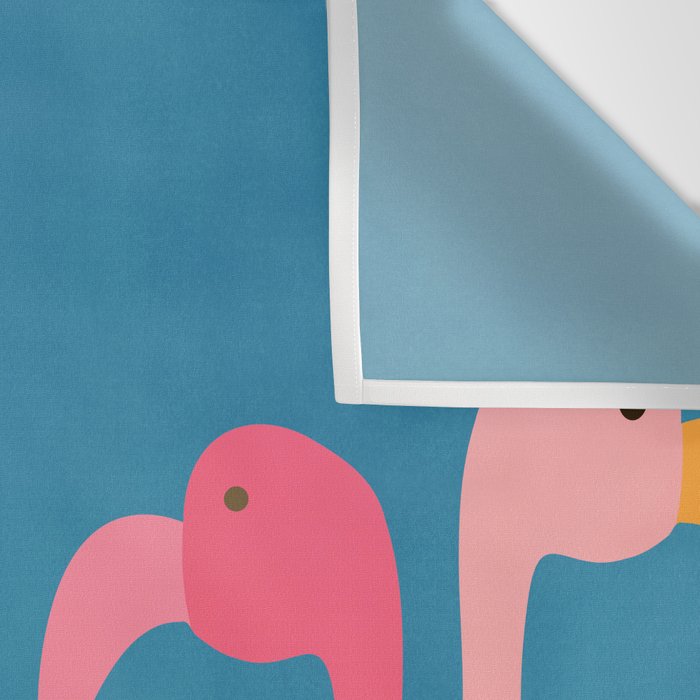 Midnight Flamingos Wall Tapestry Gallery Image 3