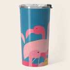 Midnight Flamingos Travel Mug Gallery Image 2
