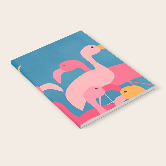 Midnight Flamingos Notebook Gallery Image 2