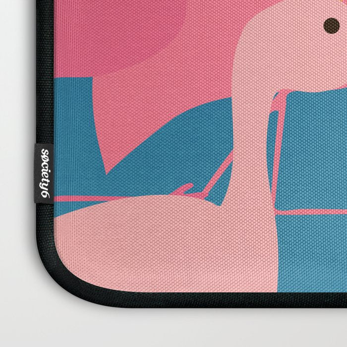 Midnight Flamingos Laptop Sleeve Gallery Image 3